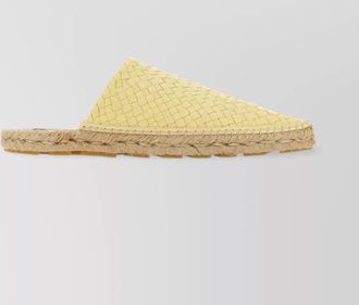 Bottega Veneta leather espadrille sandals