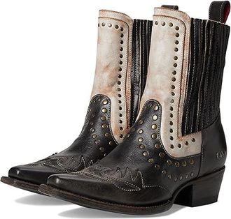 Bed St&uuml; Raise Western Boot Womens Motocross Boots Black Rustic Nectar Lux : 9.5 M, Leather