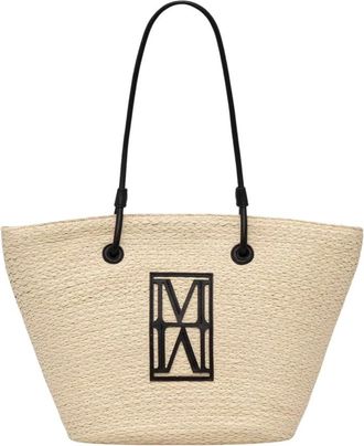 Marc O'Polo Jana Shopper - Dames - Shoppers - Beige - ONE Size - Katoen - Tassen