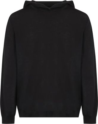 Le Kasha Felpa Madrid con cappuccio - Nero