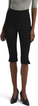 Favorite Daughter The Rizzo Pedal Pusher Slit Hem Capri Pants in Black at Nordstrom, Size X-Small