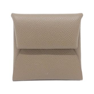 Herm&egrave;s Etoupe Gray Epsom Leather Coin Purse/Coin Case (Pre-Owned)