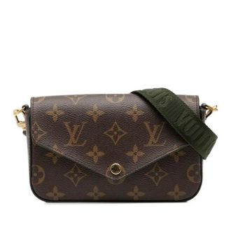 Louis Vuitton Pre-owned Cross Body Bags, female, Brown, Size: ONE SIZE Pre-owned Fabric Crossbody Bag