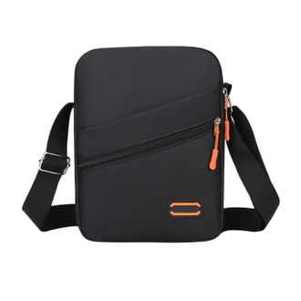 Generic Compatible For Mens Bag Large Capacity Single Shoulder(Black)