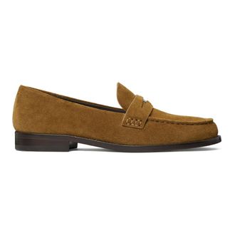 Tory Burch Tory Burch, Loafers, female, Brown, Size: 8 1/2 US Tory Burch Flat shoes