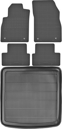 OEM Chevrolet Cruze Kombi De 2012 Set - Alfombrillas De Goma Para Coche + Alfombrilla Para Maletero