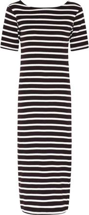 Bruuns Bazaar Iguanura BB Boat Neck Dress - Dames - Casual kleedjes - Veelkleurig - XL - Katoen - Kleedjes