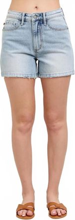 Judy Blue Womens High Waist Rigid Magic Jean Shorts In Light
