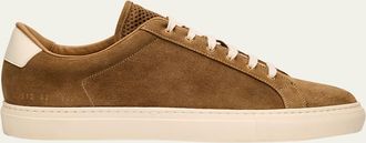 Common Projects Mens Retro Oiled Suede Low-Top Sneakers