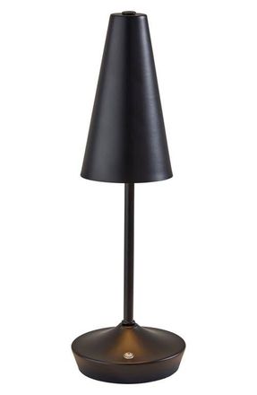 Adesso Flynn Cordless LED Table Lamp in Black at Nordstrom