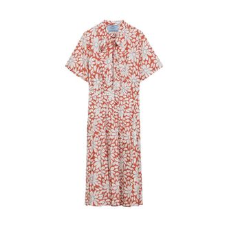 Prada Abito - female - Prada - Midi Dresses - Multicolor - L - Dresses