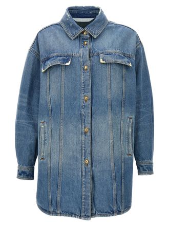 Palm Angels Womens Washed Logo Jacket