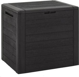 vidaXL Baule da Giardino Marrone 58,5x46x55 cm in Polipropilene - Vidaxl