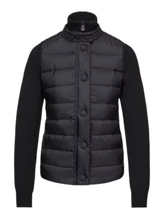 Moncler PADDED WOOL-BLEND CARDIGAN - Moncler Grenoble - Woman