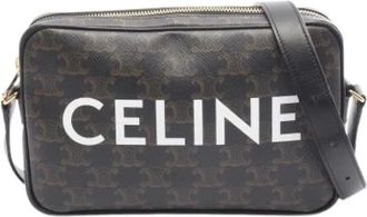 Celine Pre-owned Cross Body Bags, female, Black, Size: ONE SIZE Pre-owned Messenger Bag