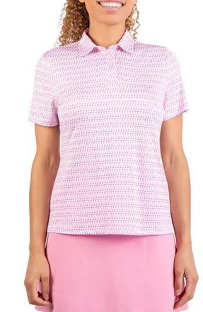 Tailorbyrd Martini Glass Print Polo in Pink at Nordstrom Rack, Size X-Large