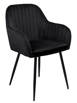 OEM Silla De Terciopelo Negro Sevilla Velvet