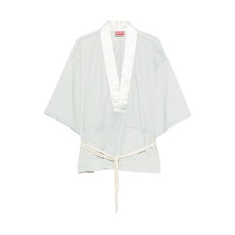 Kenzo Oversized kimono shirt - female - Kenzo - Blouses - White - M - Blouses & Shirts