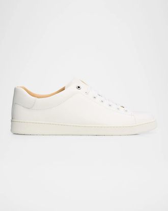 Brioni Men & apos;s Grained Leather Low-Top Sneakers