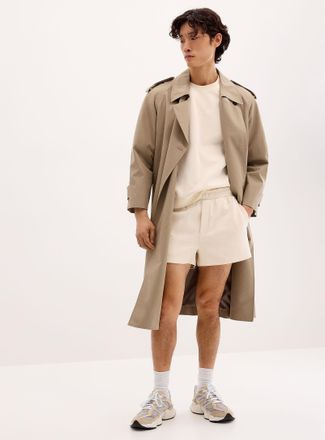 Le 31 Mens Structured jersey short Inseam: 3