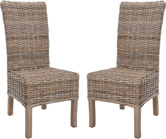 Safavieh Quaker 19H Rattan Side Chair