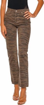 Citizens Of Humanity Blaine Vintage Straight Jeans In Olivine Zebra