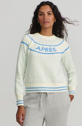 Lands End Drifter Raglan Sleeve Easy Fit Sweater in Bright Cerulean Apres at Nordstrom, Size X-Large