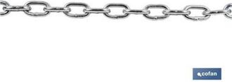 cofan Cadena Cincada De 3 Mm. (160 M.), Cadena De Acero Zincado Presentada En Bobina Desde M-2 Hasta M-12. Consultar Disponibilidad Para M&aacute;s Medidas. Cadena