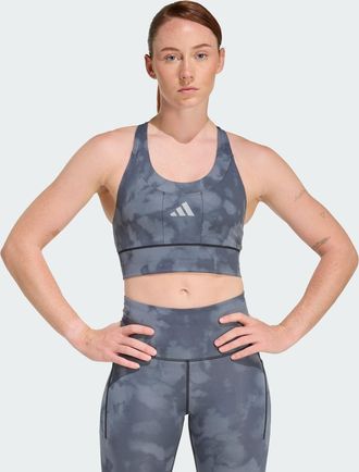 adidas Womens adidas adi365 Running Pocket Graphic Medium Support Bra