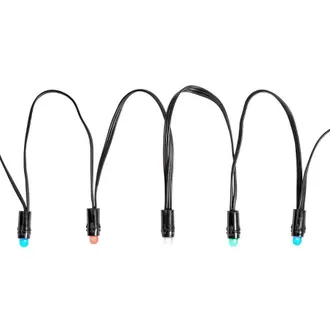 Nedis Wifilp01c48 Guirnalda Luminosa Exterior Negra 10.8m