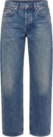 A Gold E Low Rise Loose Jeans - Dames - Regular Fit Jeans - Blauw - W26 - Katoen - Jeans