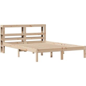 vidaXL Bed Frame without Mattress 120x190 cm Small Double Solid Wood Pine vidaXL