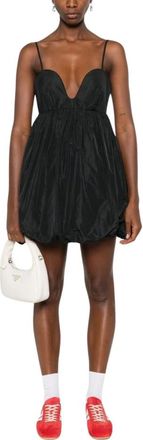 Pinko Pinko, Kleedjes, Dames, Zwart, M, Polyester, Elegante Zwarte Jurk Aw 25