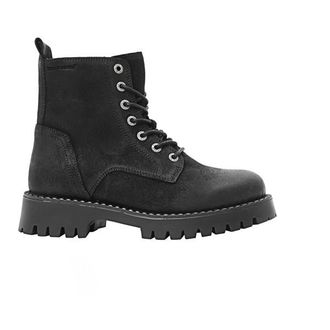 Ten Points Penny Lace Suede Boots Freizeitstiefel f&uuml;r Damen | schwarz