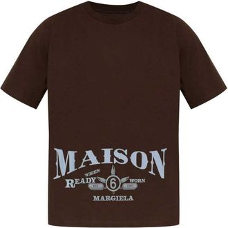 Maison Margiela T-shirt met Mm6 Maison Margiela-logo
