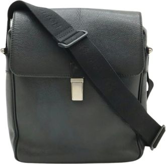 Louis Vuitton unisex, Pre-owned, Zwart, Maat: ONE Size Leer