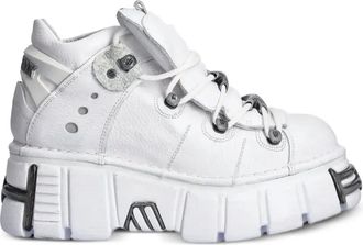 New Rock Sneakers met plateauzool - Wit