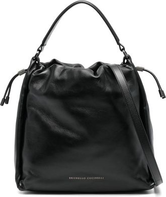 Brunello Cucinelli Logo-debossed Tote Bag