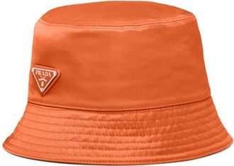 Prada Re-Nylon bucket hat - unisex - Cotton/Nylon - S - Orange