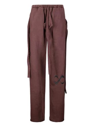 Ottolinger Otto track pants - women - Organic Cotton - M - Brown