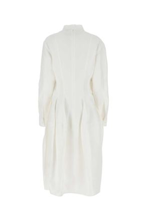 Bottega Veneta 725506v2lb0 9071 Exterior: Viscose Linen Abiti Lunghi Dress