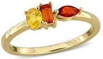 Delmar Multishape Orange & Yellow Sapphire Ring at Nordstrom Rack, Size 5
