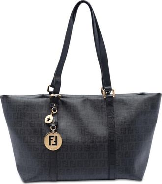 Fendi Pre-owned Fendi Zucchino Coated Canvas Superstar Tote Ladies W2Y98UDHZH3D78Z5