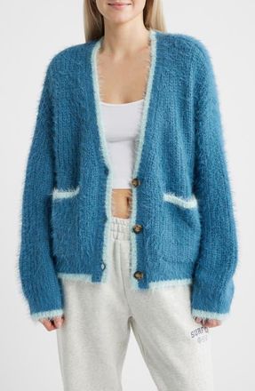 Rip Curl Shore Break Cardigan in Deep Teal at Nordstrom, Size Xx-Small