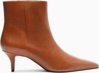 Schutz Womens Mikki Mid Booties In Miele