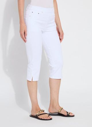 Lyss&eacute; Granada Front Pocket Capri Denim (18.5 Inseam)