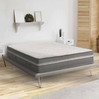 Dmora Dmora - Colch&oacute;n Doble Dastor, Colch&oacute;n De Memory Foam Y Micromuelles Embolsados, 100% Made In Italy, Anti&aacute;caros E Hipoalerg&eacute;nico, Cm 160x200h32