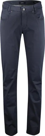 Gardeur pantalon flatfront donkerblauw katoen normale fit