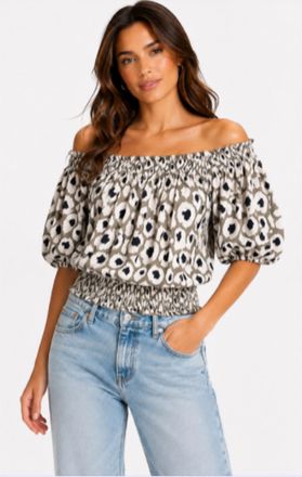 Sole Aloha Print Top In Leopard