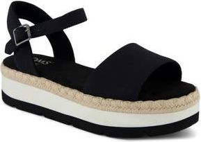 Toms Ronan Platform Sandal in Black at Nordstrom Rack, Size 5.5